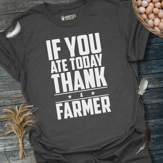 If You Ate Today Thank a Farmer T-Shirt