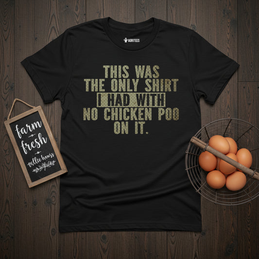 This Was The Only Shirt I Had With No Chicken Poo On It Polka Dot T-Shirt
