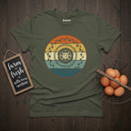 Retro Tractor Wheel T-Shirt
