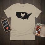 USA Map Hen T-Shirt