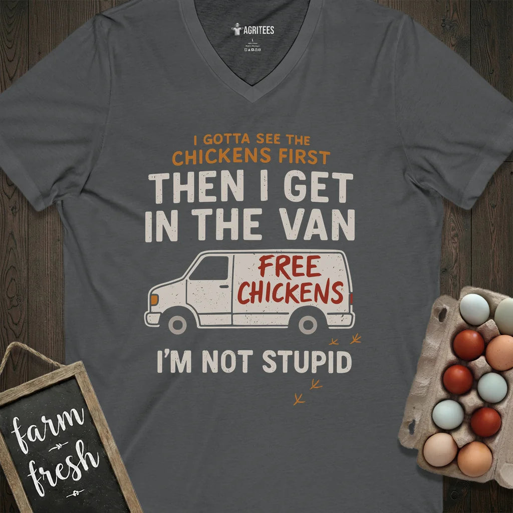 I'm Not Stupid V-Neck