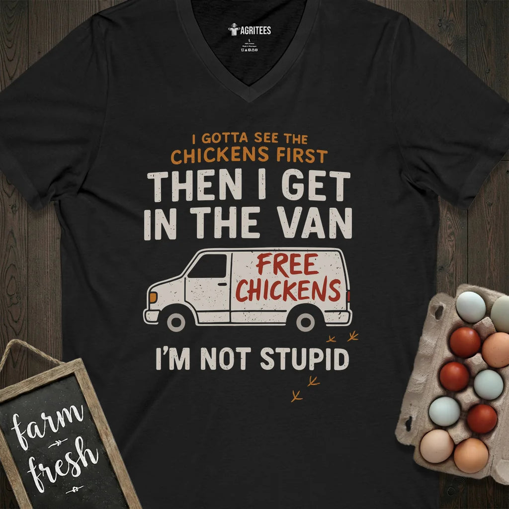 I'm Not Stupid V-Neck