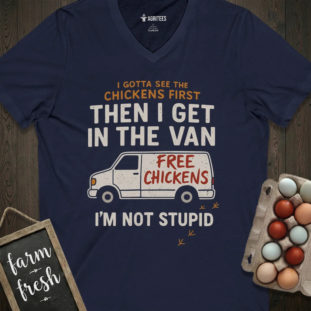 I'm Not Stupid V-Neck