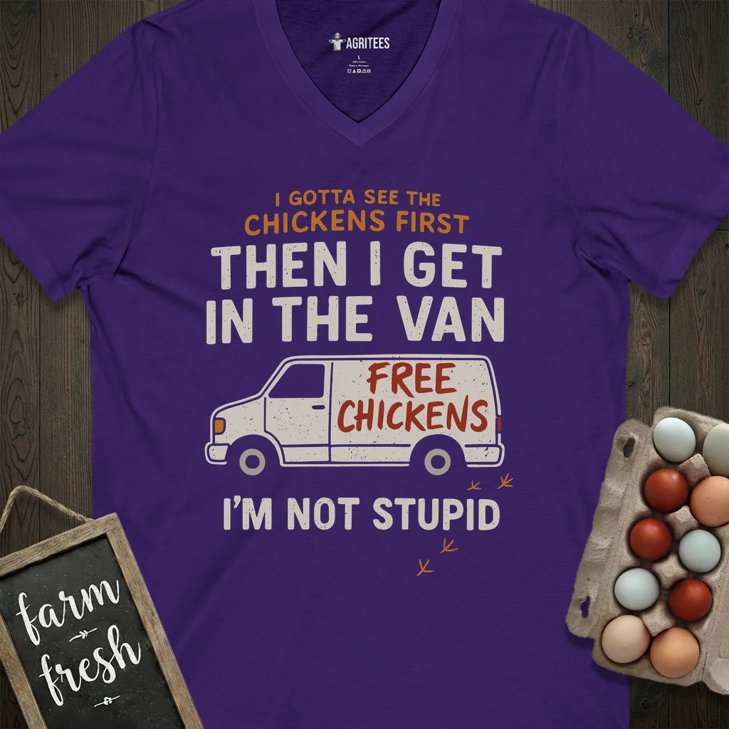 I'm Not Stupid V-Neck