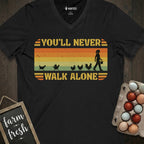 You'll Never Walk Alone Vintage Chicken V-Neck