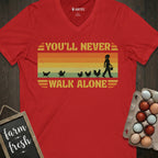You'll Never Walk Alone Vintage Chicken V-Neck