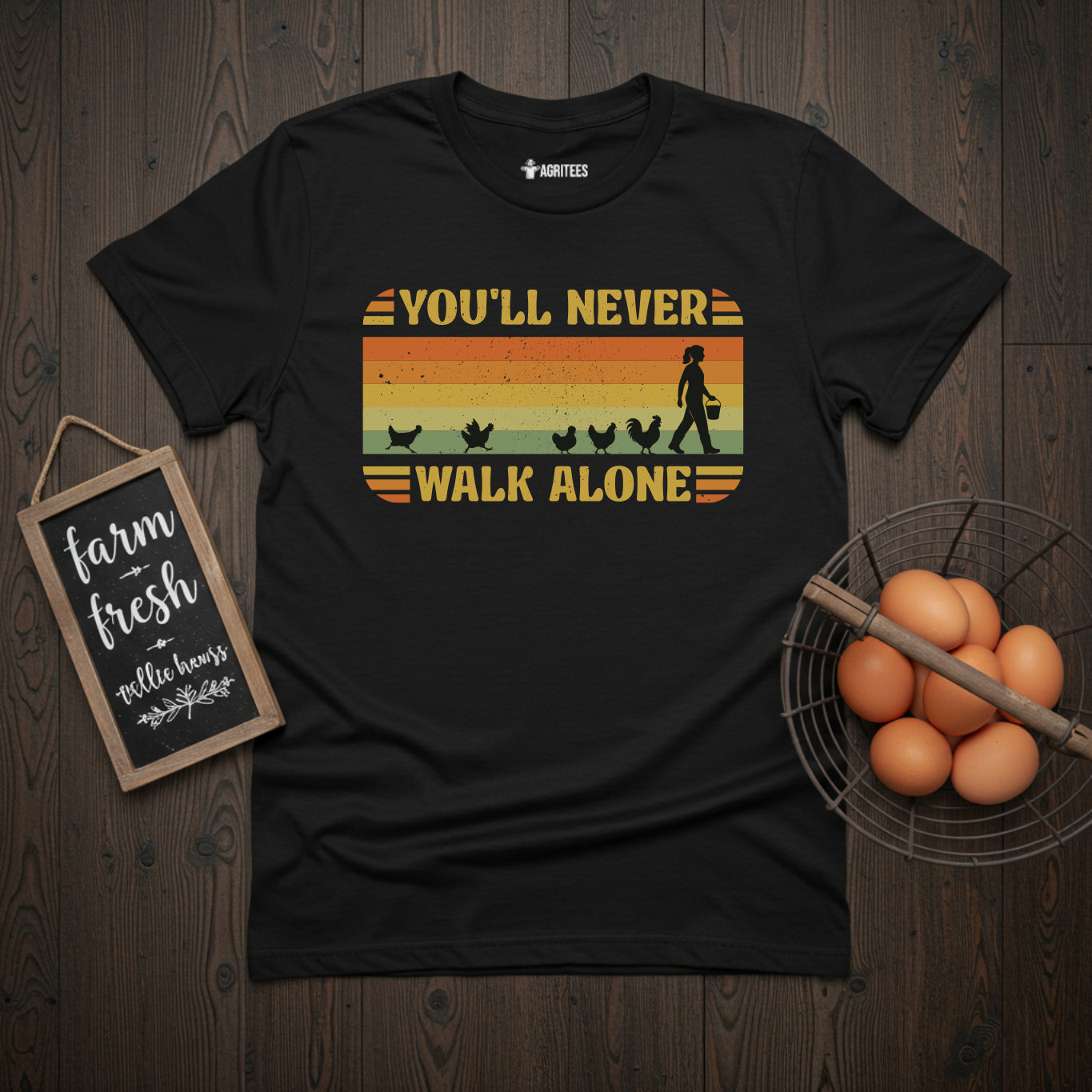 You'll Never Walk Alone Vintage Chicken T-Shirt