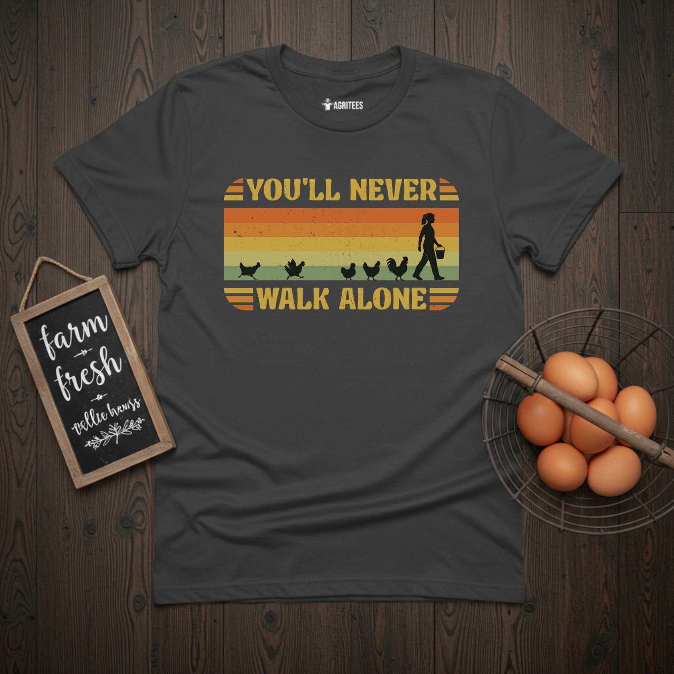 You'll Never Walk Alone Vintage Chicken T-Shirt