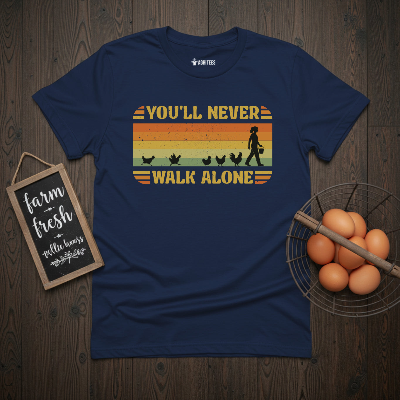 You'll Never Walk Alone Vintage Chicken T-Shirt